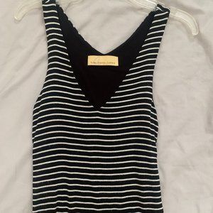 Black and white tank